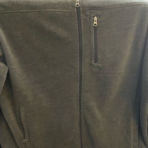 3XL Gray Zip Up Sweater